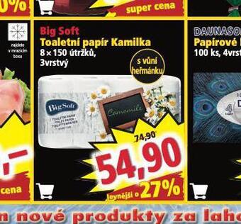 Norma Big soft toaletní papír nabídka