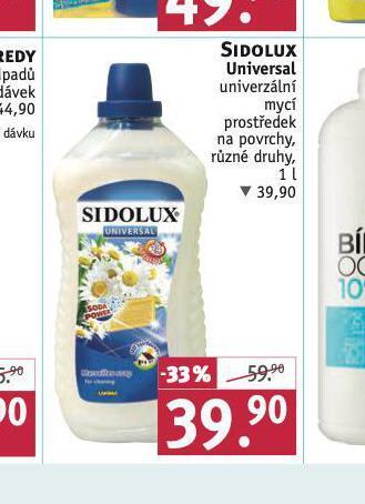 Rossmann Sidolux universal mycí prostředek nabídka