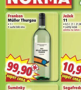 Norma Franken müller thurgau nabídka