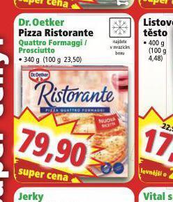 Norma Dr. oetker pizza ristorante nabídka