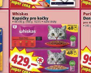 Norma Whiskas kapsičky pro kočky nabídka