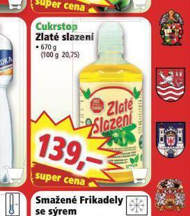 Norma Cukrstop zlaté slazení nabídka