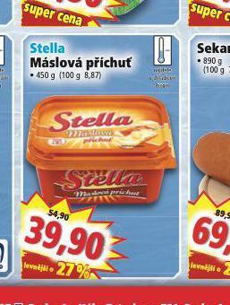 Norma Stella máslová příchuť nabídka