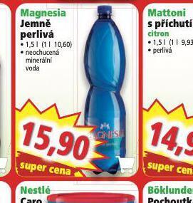 Norma Magnesia jemně perlivá nabídka