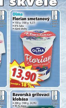 Norma Olma florian smetanový nabídka