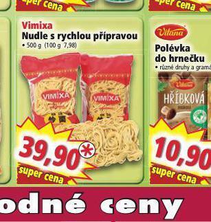 Norma Vimixa nudle s rychlou přípravou nabídka