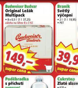 Norma Pivo budweiser budvar original nabídka