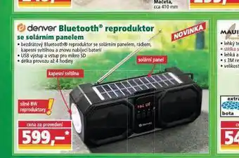 Bluetooth reproduktor