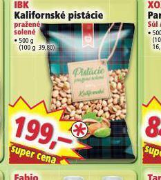 Norma Ibk kalifornské pistácie nabídka