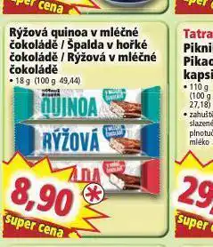 Norma Rýžová quinoa v mléčné čokoládě nabídka