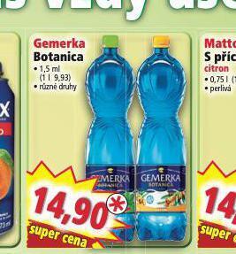 Norma Gemerka botanica nabídka