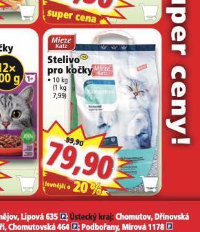 Norma Stelivo pro kočky nabídka