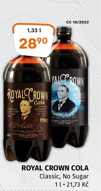 Coop ROYAL CROWN COLA 1,33l nabídka