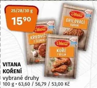 Coop VITANA KOŘENÍ 25/28/30g nabídka
