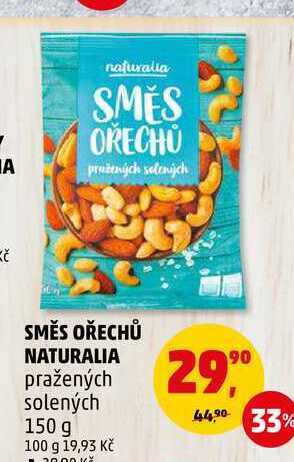 Penny Market Směs ořechů naturalia pražených solených, 150 g nabídka