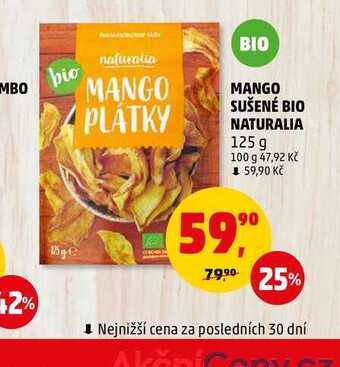 Penny Market Mango sušené bio naturalia, 125 g nabídka