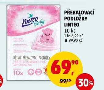 Penny Market Přebalovací podložky linteo, 10 ks nabídka