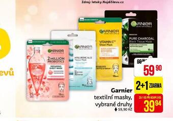 Teta Garnier textilní masky nabídka