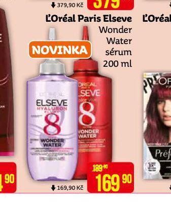 Teta Loreal paris elseve wonder water sérum nabídka