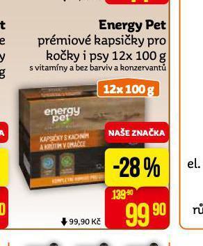 Teta Energy pet prémiové kapsičky pro psy nabídka