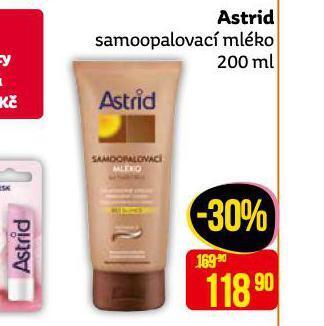Teta Astrid samoopalovací mléko nabídka