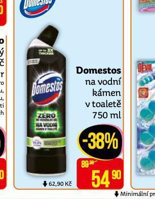 Teta Domestos na vodní kámen v toaletě nabídka