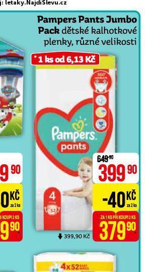 Teta Pampers dětské plenky nabídka