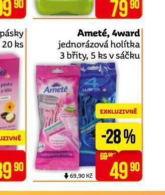 Teta Ameté, 4ward jednorázová holítka nabídka