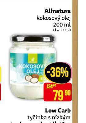Teta Allnature kokosový olej nabídka