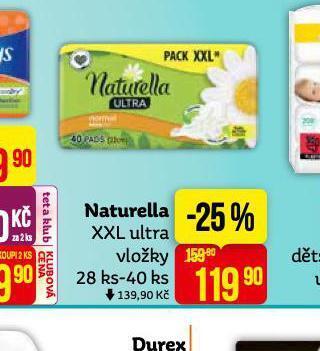 Teta Naturella xxl ultra vložky nabídka