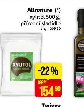 Teta Allnature xylitol přírodní sladidlo nabídka