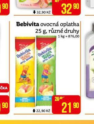 Teta Bebivita ovocná oplatka nabídka