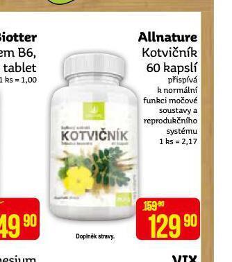 Teta Allnature kotvičník nabídka