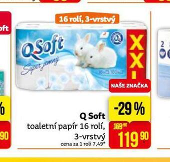 Teta Q soft toaletní papír nabídka
