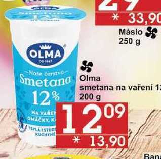 Jip Olma smetana na vaření, 12%, 200 g nabídka