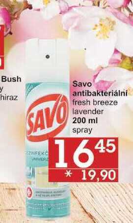 Jip Savo antibakteriální fresh breeze, 200 ml spray nabídka