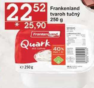 Jip Frankenland tvaroh tučný, 250 g nabídka