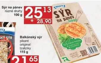 Jip Madeta sýr na pánev různé druhy, 100 g nabídka