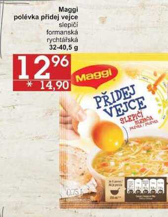 Jip Maggi polévka přidej vejce 54g, nabídka