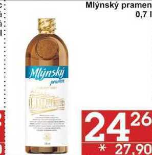 Jip Mlýnský pramen, 0,7 l nabídka