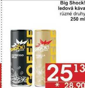 Jip Big shock ledová káva různé druhy, 250 ml nabídka