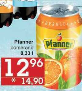 Jip Pfanner pomeranč, 0,33 l nabídka