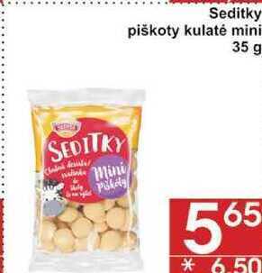 Jip Seditky piškoty kulaté mini, 35 g nabídka
