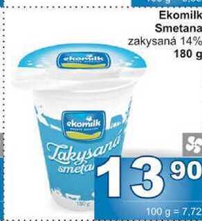 Jip Ekomilk smetana zakysaná 14% 180 g nabídka