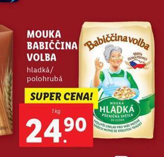 Lidl Mouka babiččina volba nabídka