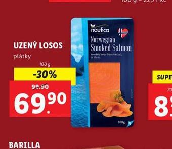 Lidl Uzený losos nabídka