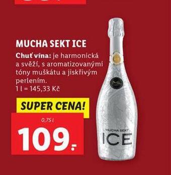 Lidl Mucha sekt ice nabídka