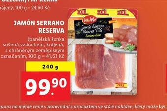 Lidl Jamón serrano reserva nabídka