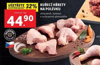 Lidl Kuřecí hřbety na polévku nabídka
