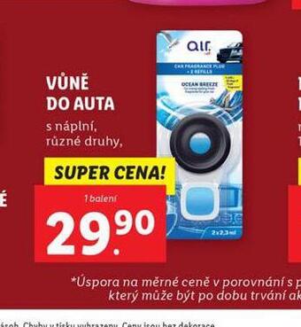 Lidl Vůně do auta nabídka